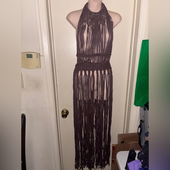 Dresses & Skirts - Handmade Macrame Dress. NWOT Size X-XL